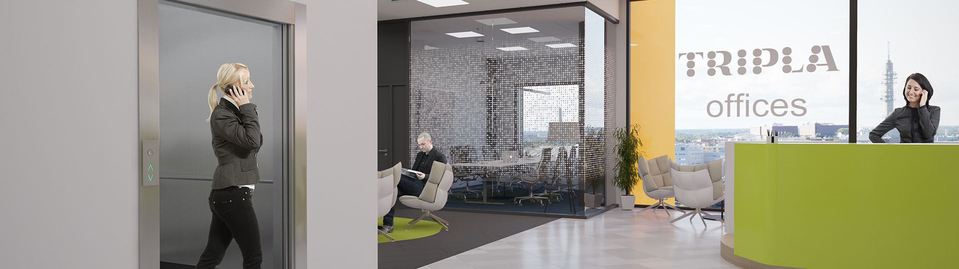 Offices and hotel